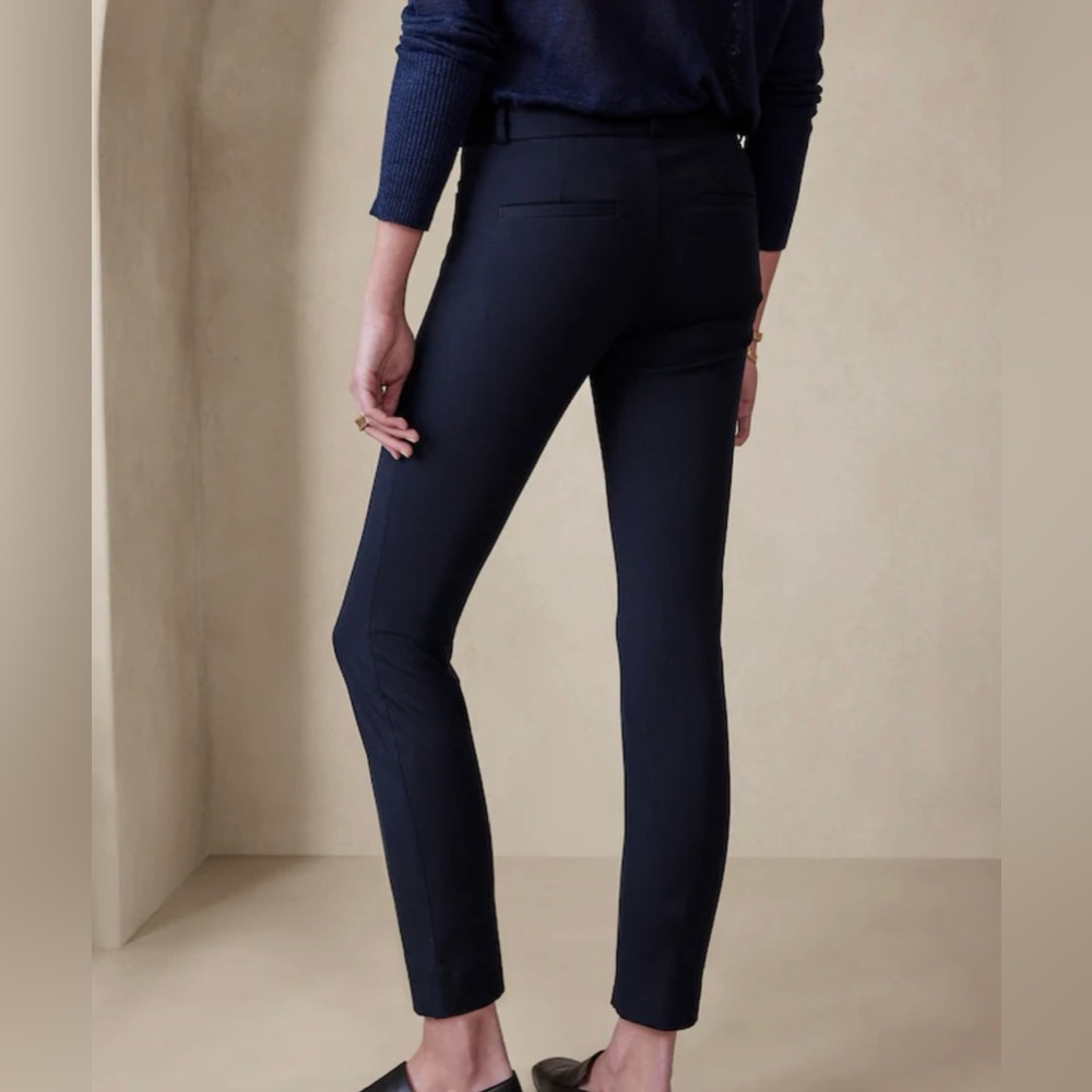 Banana Republic Sloan ankle pant in black